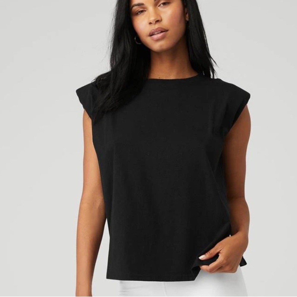 ALO Yoga Black Sleeveless Top